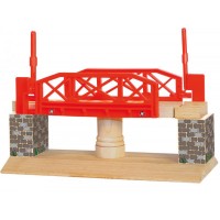 Podul rotativ manual din lemn - WL90818 Rail Road Bridge Podul rotativ manual din lemn - WL90818 Rail Road Bridge